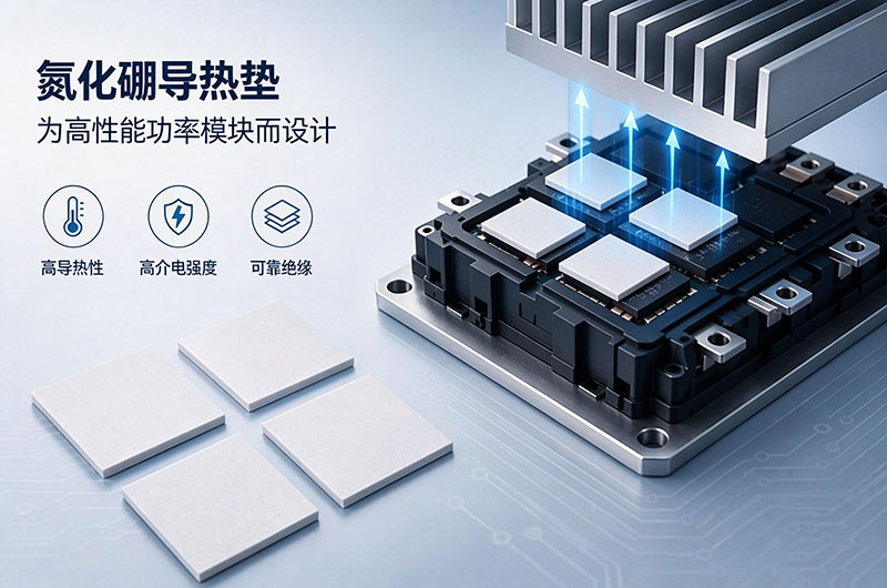 ​氮化硼导热垫片：为IGBT、SiC/GaN功率模块提供可靠散热与绝缘方案