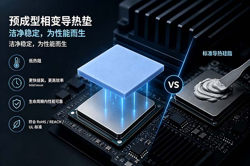 预成型相变导热垫片：解决产线“看不见”的散热成本