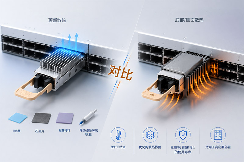 高功率光模块散热器