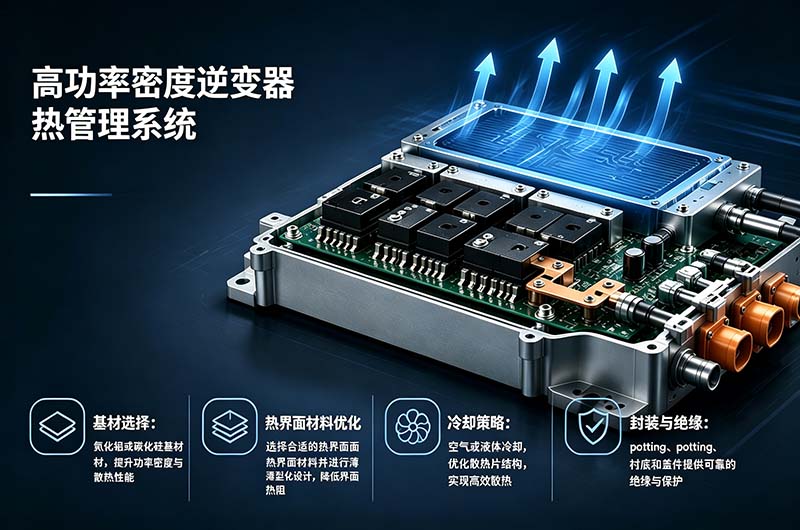 高功率密度逆变器的散热博弈：从材料选择到系统级优化