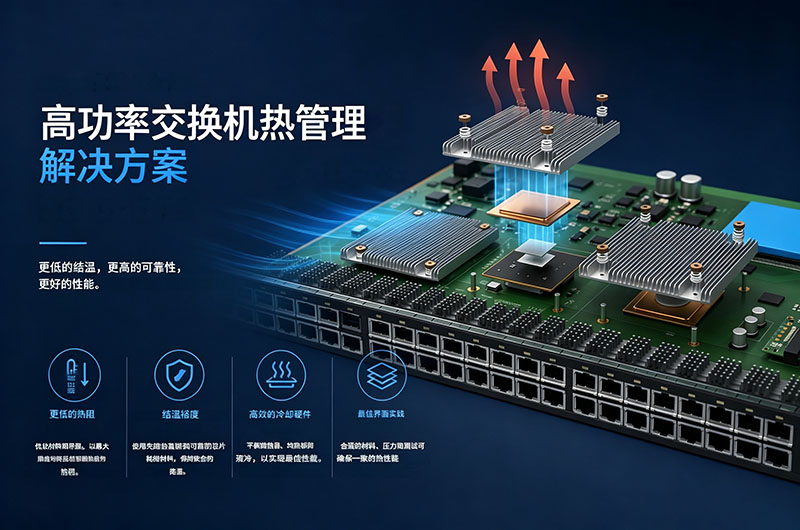 高功率交换机热管理解决方案 高功率交换机热管理解决方案