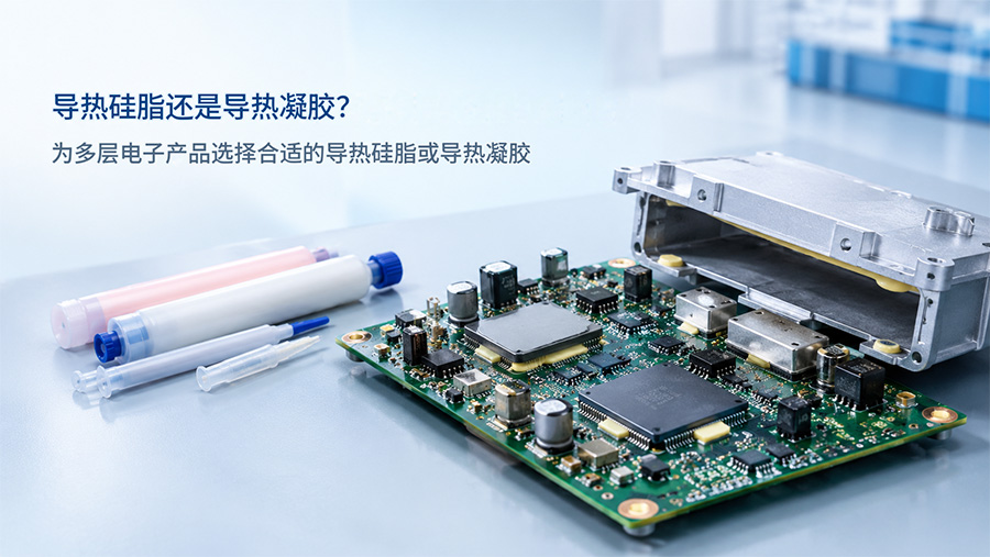针对高度不一的电子元器件选择导热硅脂或导热凝胶.jpg